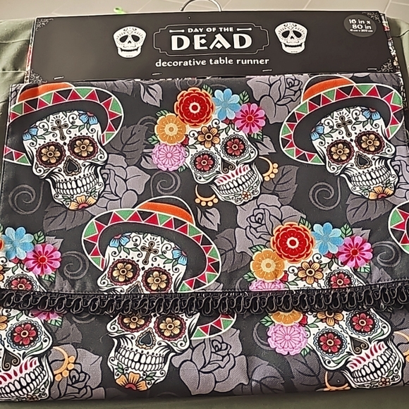 Day of the Dead Other - NWT Table Runner 16"x80"
